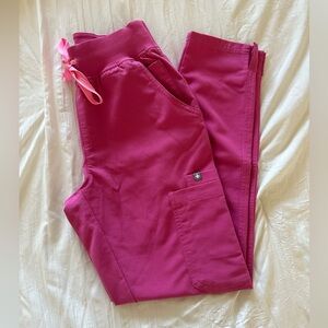 F*ing Pink - Figs Scrub Bottoms